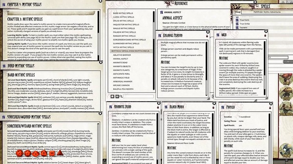 Скриншот из Fantasy Grounds - Pathfinder RPG - Mythic Adventures