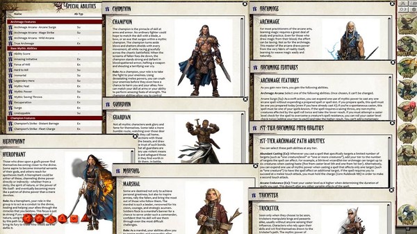 Скриншот из Fantasy Grounds - Pathfinder RPG - Mythic Adventures