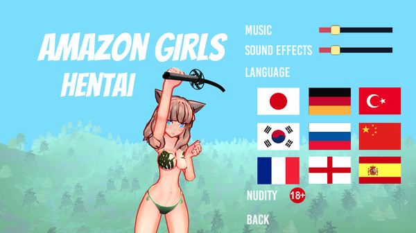 Hentai Amazon Girls game for windows Pc 1