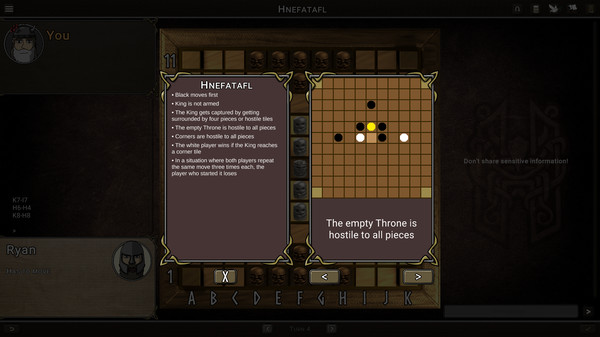 Скриншот из Hnefatafl