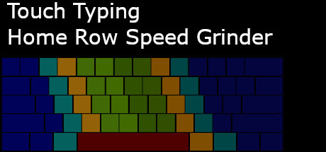 Touch Typing Home Row Speed Grinder