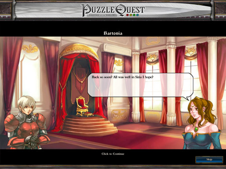 Скриншот из Puzzle Quest
