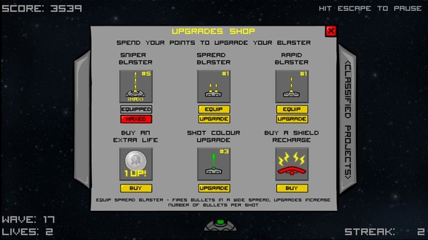 Скриншот из Retro Vaders: Reloaded Скриншот из Retro Vaders: Reloaded
