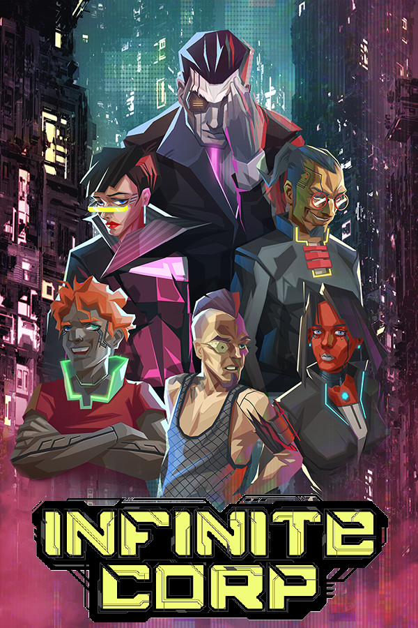 Steam portrait for InfiniteCorp: Cyberpunk Cards.