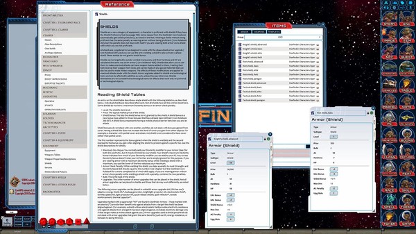Скриншот из Fantasy Grounds - Starfinder Character Operations Manual