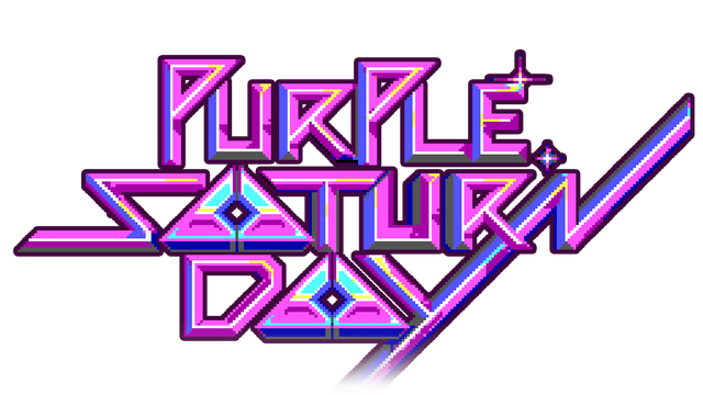 Purple Saturn Day Logo