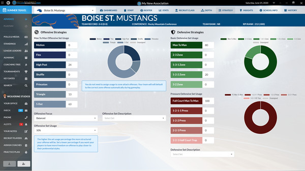 Скриншот из Draft Day Sports: College Basketball 2020