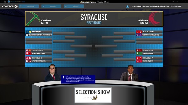 Скриншот из Draft Day Sports: College Basketball 2020
