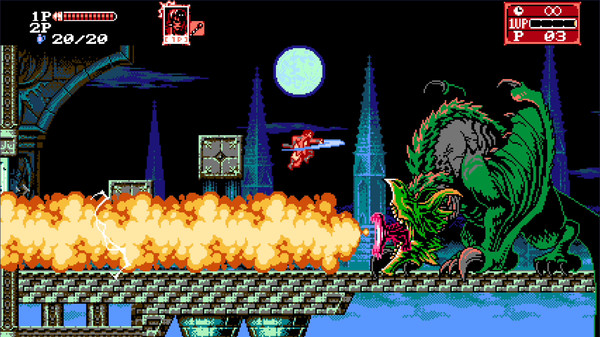 Скриншот из Bloodstained: Curse of the Moon 2