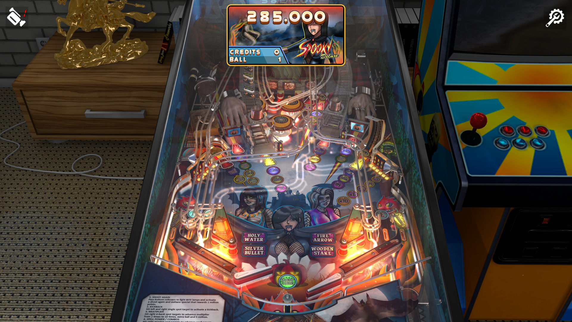 Zaccaria Pinball Spooky Deluxe Pinball Table on Steam