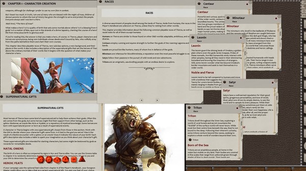 Скриншот из Fantasy Grounds - D&D Mythic Odysseys of Theros