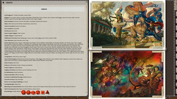 Скриншот из Fantasy Grounds - D&D Mythic Odysseys of Theros