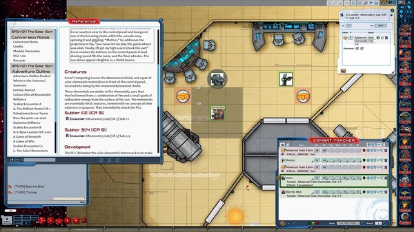 Скриншот из Fantasy Grounds - Starfinder RPG - Starfinder Society Scenario #1-07: The Solar Sortie