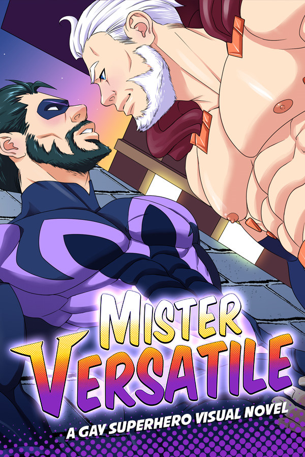 Steam portrait for Mister Versatile: A Gay Superhero Visual Novel.
