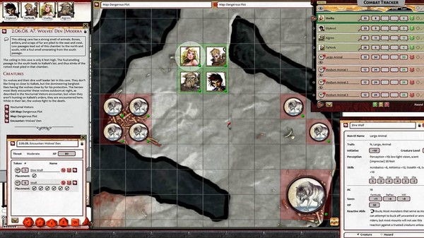 Скриншот из Fantasy Grounds - Pathfinder 2 RPG - Extinction Curse AP 2: Legacy of the Lost God