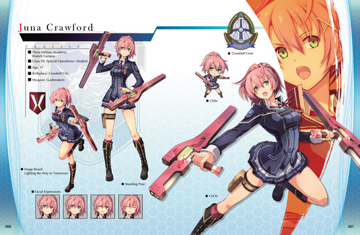 скриншот The Legend of Heroes: Trails of Cold Steel III  - Intelligence Division Files Digital Art Book 0