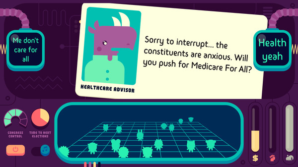 Скриншот из Democratic Socialism Simulator