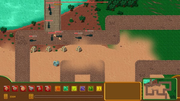 Arc Defence game for Linux 1
