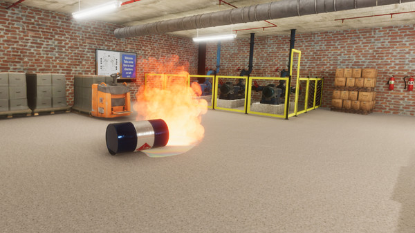 Скриншот из Fire Protection Training Simulator