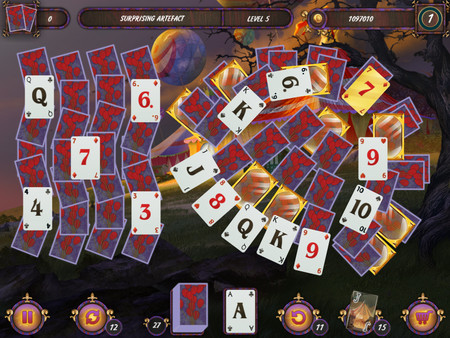 Скриншот из Dark Solitaire. Mystical Circus Скриншот из Dark Solitaire. Mystical Circus