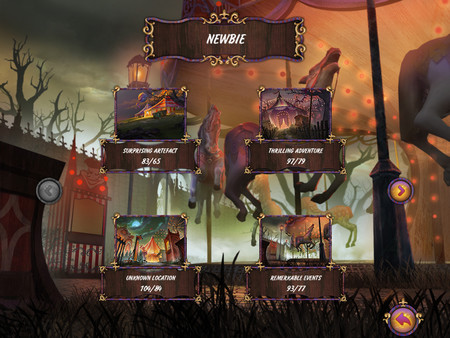 Скриншот из Dark Solitaire. Mystical Circus Скриншот из Dark Solitaire. Mystical Circus