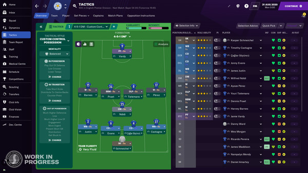 Скриншот из Football Manager 2021