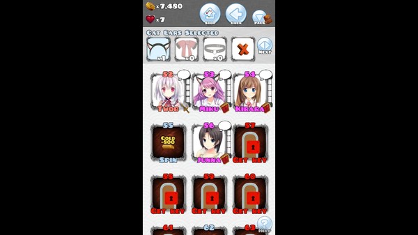 99 Anime Girls game for Linux 1