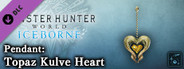 Monster Hunter World: Iceborne - Pendant: Topaz Kulve Heart