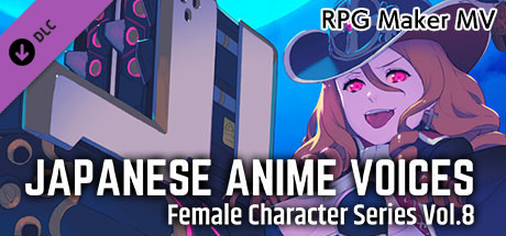 RPG Maker MV - Japanese Anime Voices：Female Character Series Vol.8 cover art