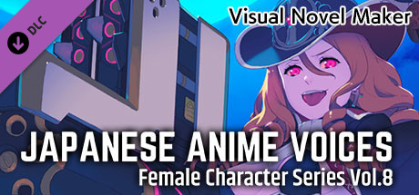 Visual Novel Maker - Japanese Anime Voices：Female Character Series Vol.8