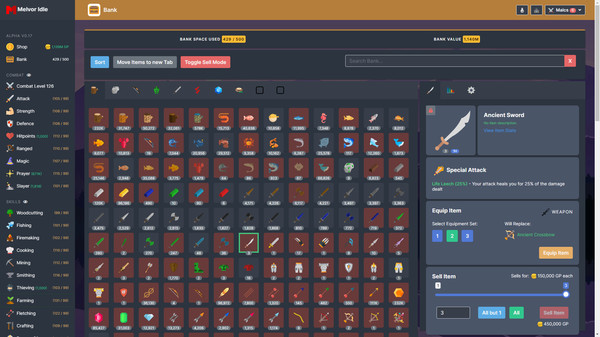 Melvor Idle game for windows Pc 1