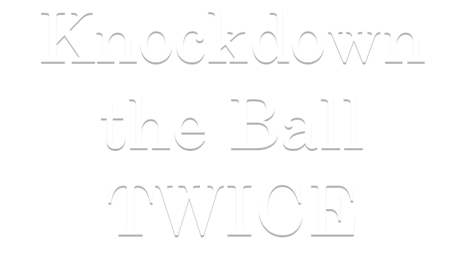 Knockdown the Ball Twice Logo