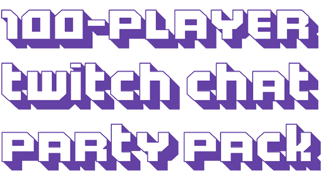 100-Player Twitch Chat Party Pack Logo