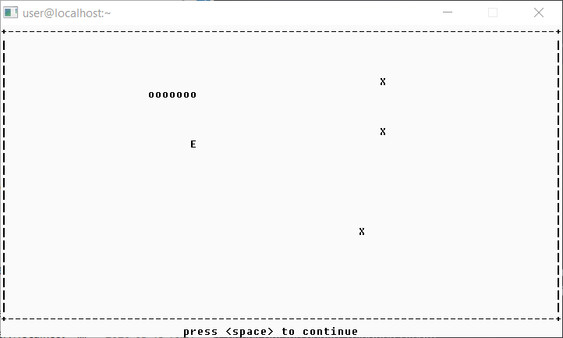 Скриншот из snake::reloaded