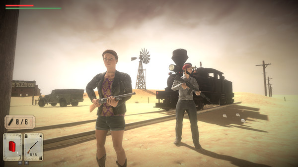 Скриншот из Gunslingers of the Wasteland vs. The Zombies From Mars Скриншот из Gunslingers of the Wasteland vs. The Zombies From Mars