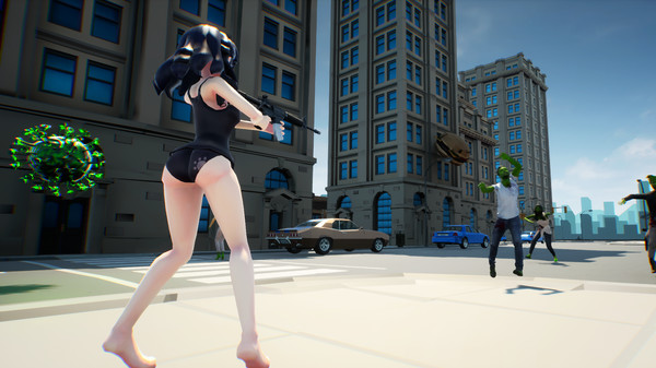 Anime vs Virus game for windows Pc 1