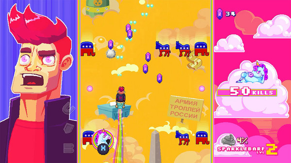 Скриншот из Rainbows, toilets & unicorns Скриншот из Rainbows, toilets & unicorns