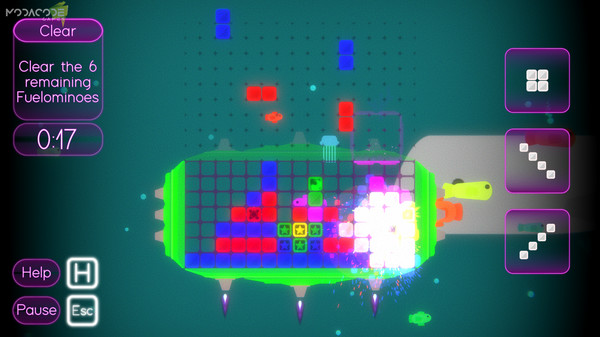 Minoes game for Linux 1