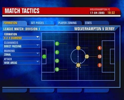 Скриншот из Premier Manager 03⁄04