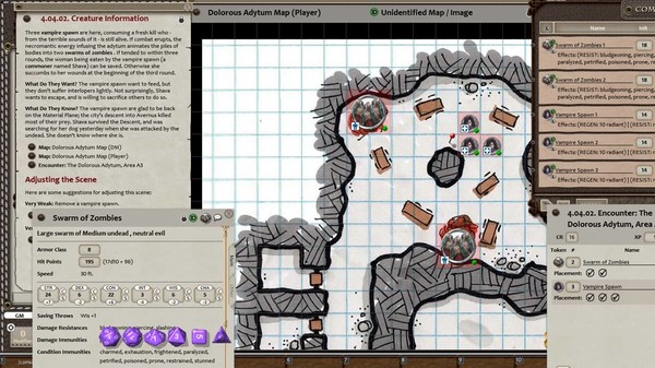 Скриншот из Fantasy Grounds - D&D Adventurers League 09-14 The Vast Emptiness of Grace