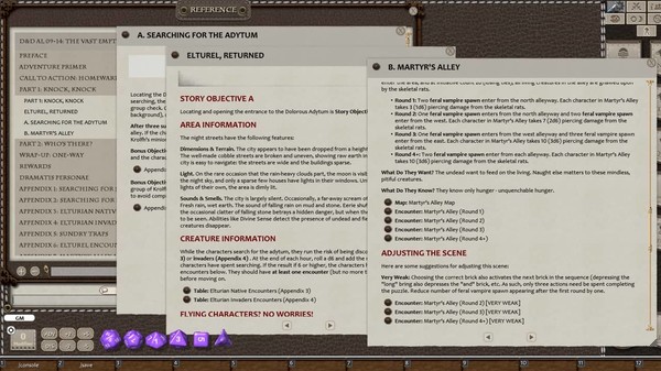 Скриншот из Fantasy Grounds - D&D Adventurers League 09-14 The Vast Emptiness of Grace