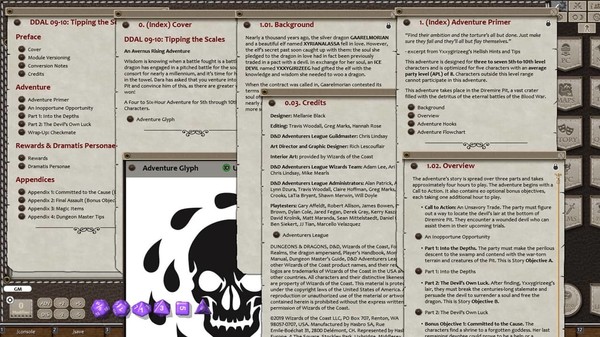 Скриншот из Fantasy Grounds - D&D Adventurers League 09-10 Tipping the Scales