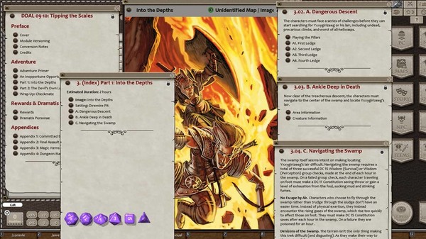 Скриншот из Fantasy Grounds - D&D Adventurers League 09-10 Tipping the Scales