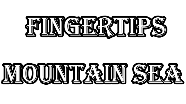 Fingertips  mountain  sea Logo