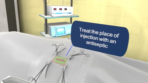 Скриншот из PST VR (Primary Surgical Treatment)