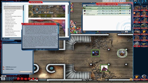 Скриншот из Fantasy Grounds - Starfinder RPG - Starfinder Society Scenario #2-15: The Infernal Gallery