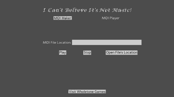 I Can't Believe It's Not Music! game for Linux 1