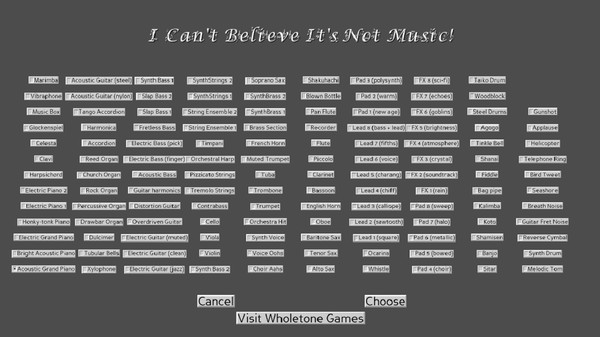 I Can't Believe It's Not Music! game for windows Pc 1