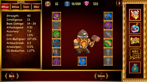 Скриншот из Legend of Towercraft