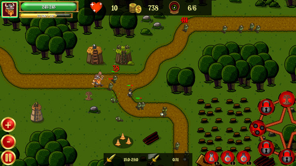 Скриншот из Legend of Towercraft